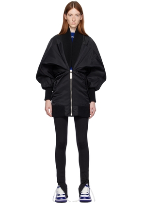 Off-White Black NY Puff Minidress