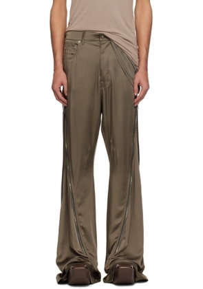 Rick Owens Gray Hollywood Bolan Banana Trousers