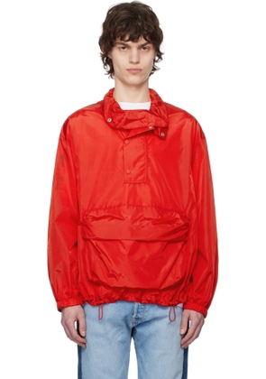 Simone Rocha Red Cargo Flap Pocket Jacket