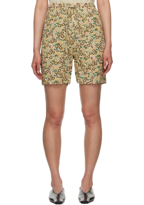 Nanushka Yellow Doxxi Shorts