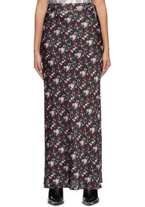 Rabanne Black Chain Midi Skirt