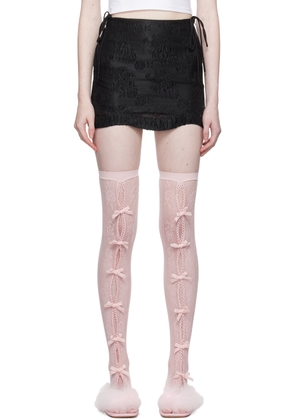 Nφdress SSENSE Exclusive Black Miniskirt