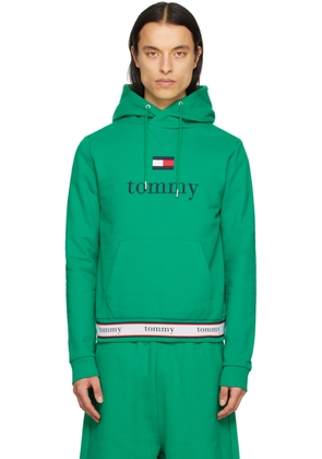 Tommy Jeans Green Repeat Hoodie