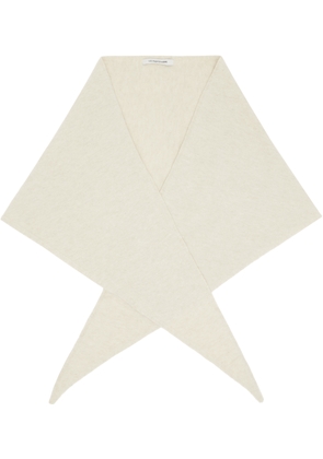 LE17SEPTEMBRE Off-White Cashmere Blend Muffler Scarf