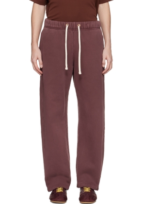 Les Tien Burgundy Heavyweight Classic Sweatpants