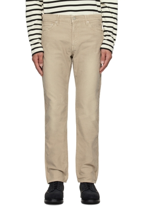 visvim Beige Fluxus 19 G.Cords Jeans