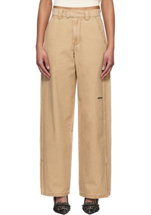 We11done Beige Work Trousers