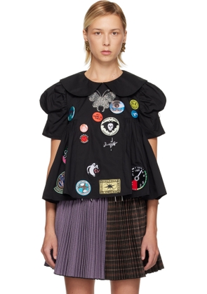 Chopova Lowena Black Alibi Blouse