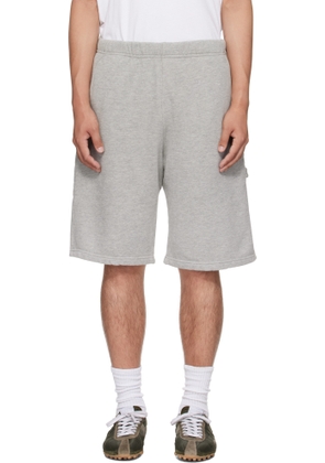 Les Tien Gray Heavyweight Utility Shorts