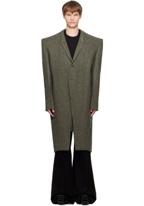 Rick Owens Khaki Concordians Fogpocket Ricks Coat