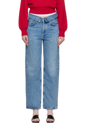 AGOLDE Blue Echo Taper Jeans