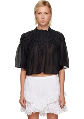 Isabel Marant Etoile Black Carmen Blouse