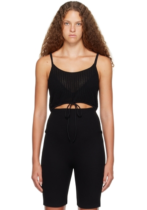 LESET Black Jasmine Tank Top