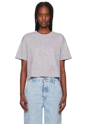 mfpen Gray Destroyed T-shirt