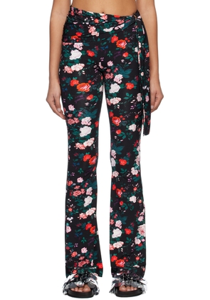 Rabanne Black Printed Trousers