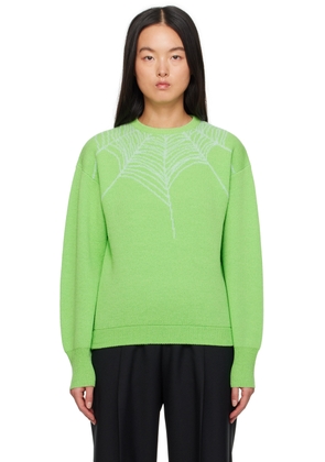 Stockholm (Surfboard) Club Green Jacquard Sweater