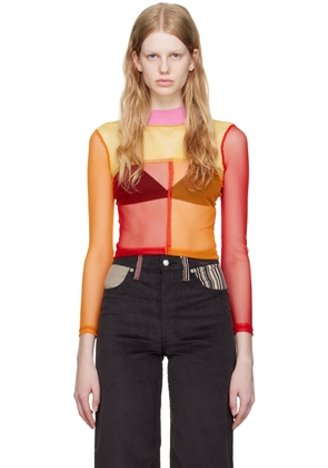 Eckhaus Latta SSENSE Exclusive Multicolor Turtleneck