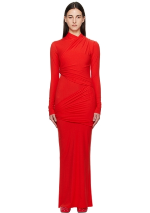 Paris Georgia Red Claw Aria Maxi Dress