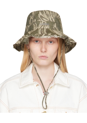 JACQUEMUS Khaki 'The Artichaut' Bucket Hat