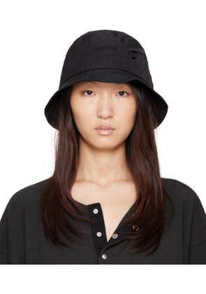 JACQUEMUS Black 'The Nylon' Bucket Hat