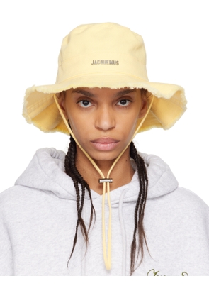 JACQUEMUS Yellow 'The Artichaut' Bucket Hat