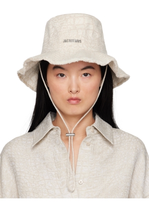 JACQUEMUS Beige La Croisière 'The Artichaut' Bucket Hat