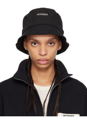 JACQUEMUS Black Les Classiques 'The Gadjo' Bucket Hat