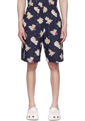 CHLOé NARDIN Navy Printed Shorts
