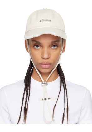 JACQUEMUS Off-White Les Classiques 'The Artichaut' Cap