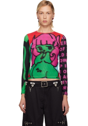 Chopova Lowena Multicolor Tiny Mesh LS T-shirt