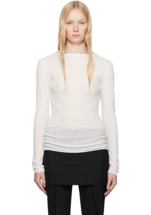 Ruohan White Kea Long Sleeve T-shirt