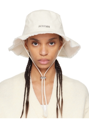 JACQUEMUS Off-White Les Classiques 'The Artichaut' Bucket Hat