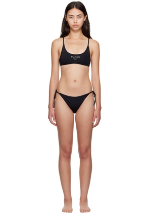 Balmain Black 'Couture' Bikini