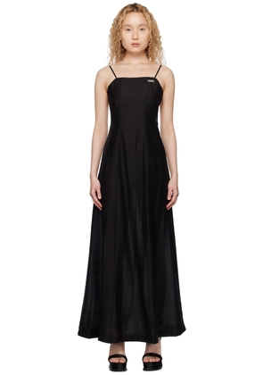 Han Kjobenhavn Black Square Neck Maxi Dress