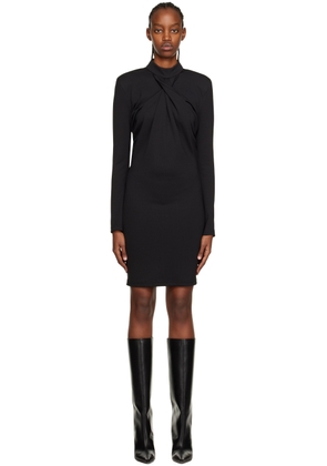 Han Kjobenhavn Black Sharp Twisted Minidress