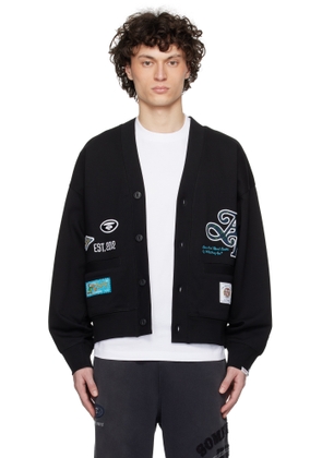 AAPE by A Bathing Ape Black Main Cardigan