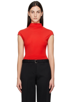 Paris Georgia Red Asymmetric T-shirt