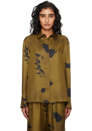 MM by Max Mara Khaki Eraclea Shirt