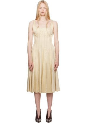 16Arlington Yellow Amalia Midi Dress