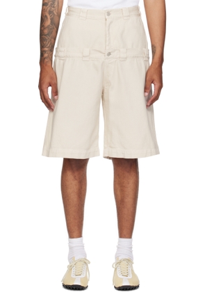 ABRA SSENSE Exclusive Off-White Double Shorts