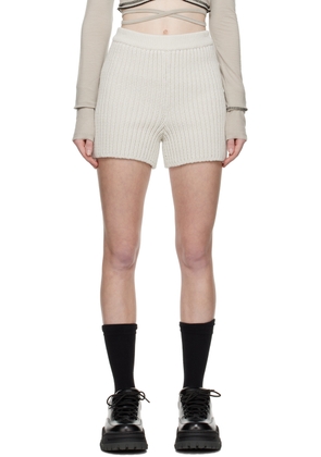 lesugiatelier White Cozy Shorts