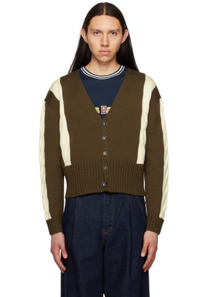 Connor McKnight Brown & White Ski Cardigan