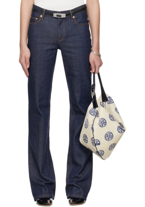 Tory Burch Navy Skinny Leg Jeans