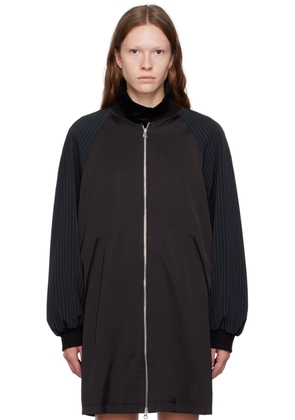 OPEN YY Black Souvenir Bomber Jacket