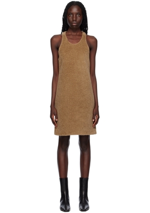 TOTEME Tan Scoop Neck Midi Dress
