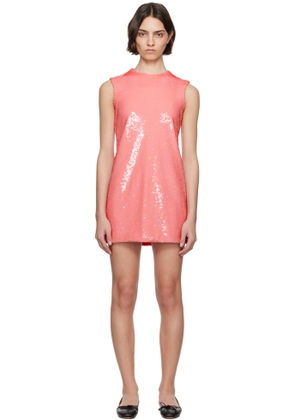 JW Anderson Pink Sequin Shift Minidress