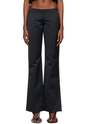 Feben Black Vented Trousers