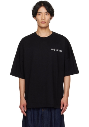 McQueen Black Oversized 'McQueen' T-shirt