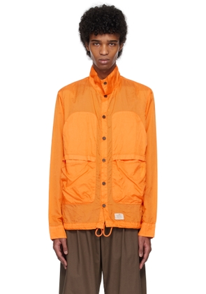 RANRA Orange Epitome Nylon Ripstop L/S Shirt