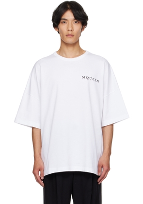 McQueen White Oversized 'McQueen' T-shirt